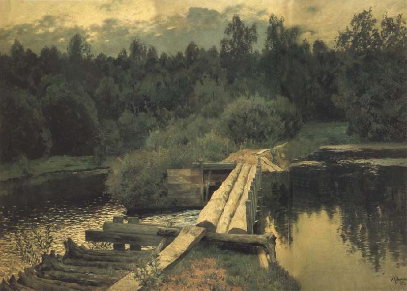 Levitan, Isaak An Der Untiefe oil painting image